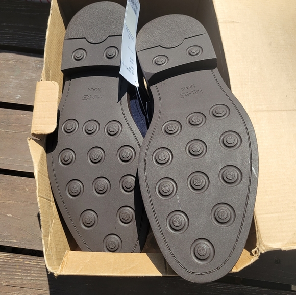 MNG/Mango blue suede mens shoes size9 - Picture 4 of 4